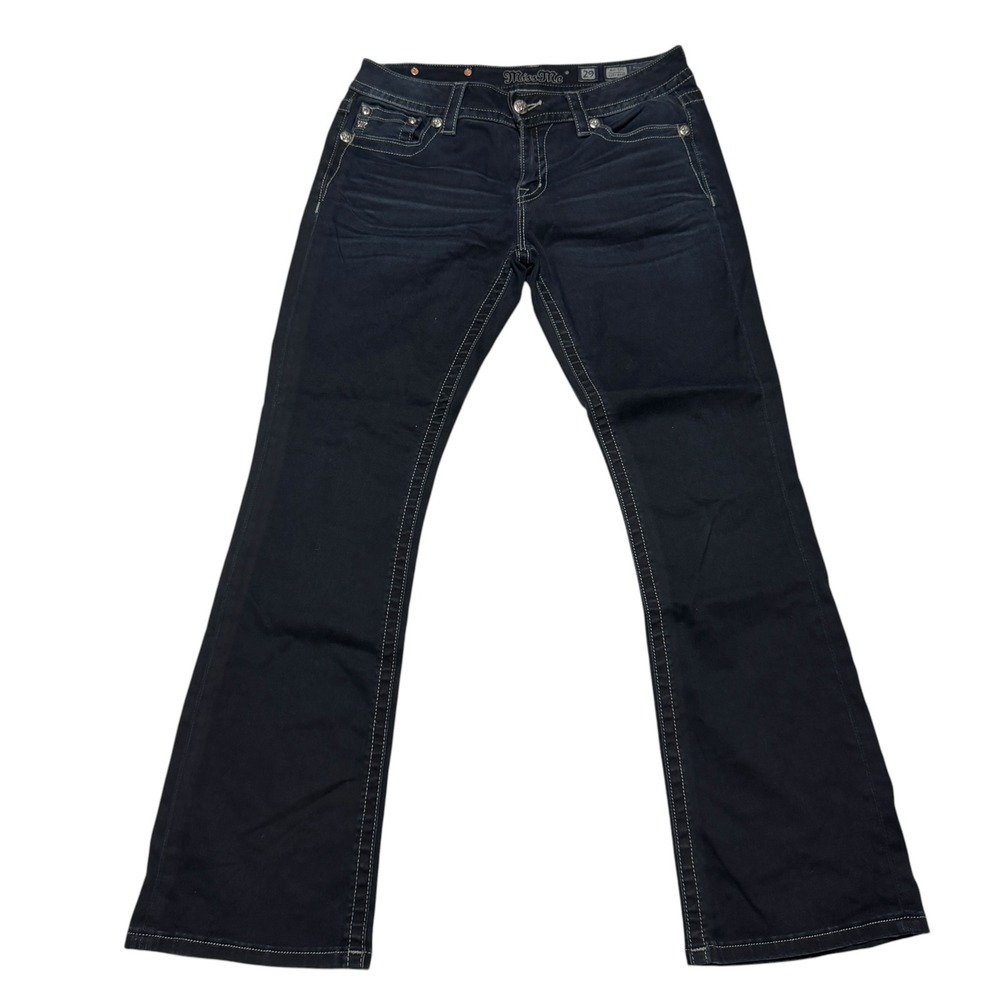 Miss Me Mid-Rise Easy Boot Jeans Dark Wash Indigo JE8061E4R Size 29